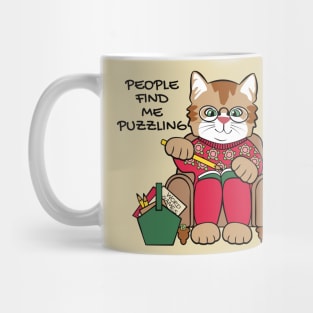 People Find Me Puzzling Mug